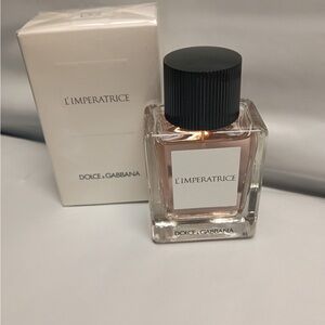 Dolce & Gabbana L'Imperatrice Pink Peach Glass Bottle
